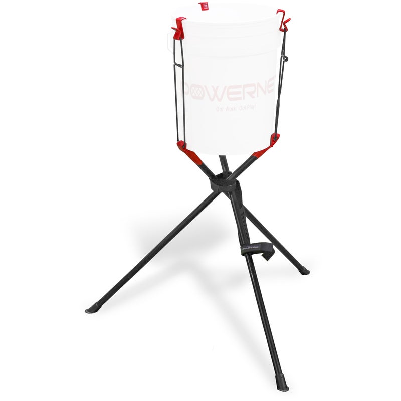 PowerNet Baseball & Softball Ball Caddy, Universal Caddy Holds a Standard Bucket of Baseballs, Softballs or Tennis Balls, for Batting Practice, Training & Drills - Image 1